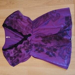 Pretty Purple And Black Rue21 Top